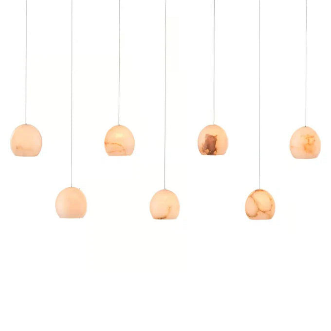 Alabaster Maeva Rectangular Chandelier 7 Lights / 15 Lights / 30 Lights