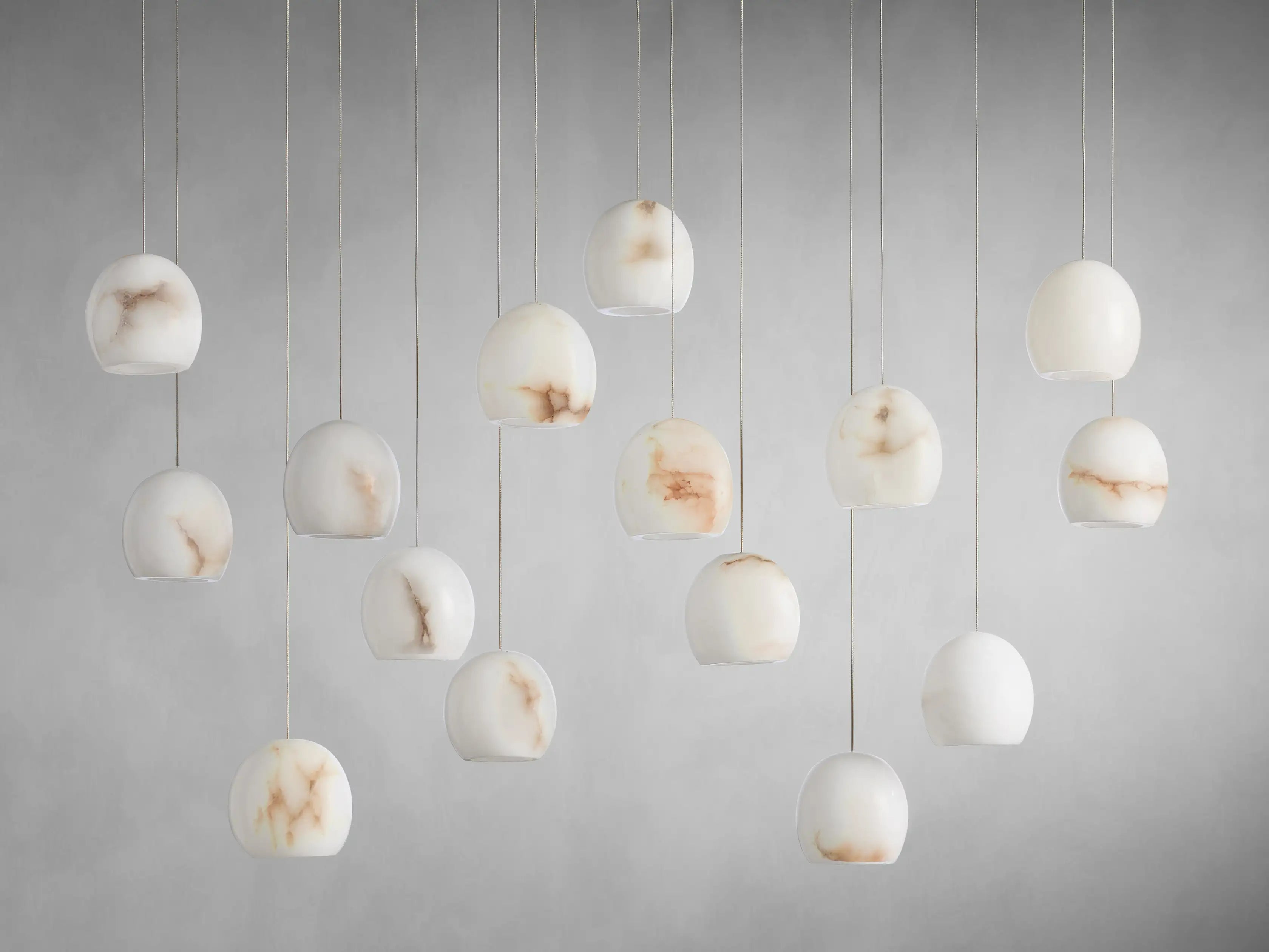 Alabaster Maeva Rectangular Chandelier 7 Lights / 15 Lights / 30 Lights