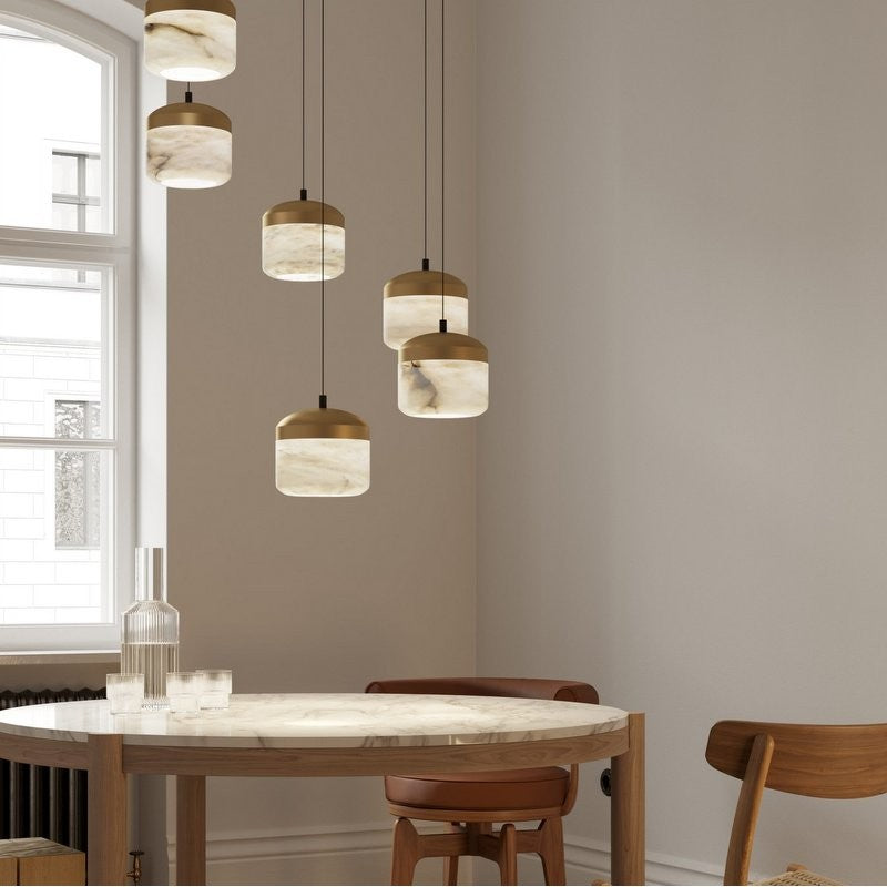 Radiance United Alabaster Pendant 1 lights 3 lights 6 lights