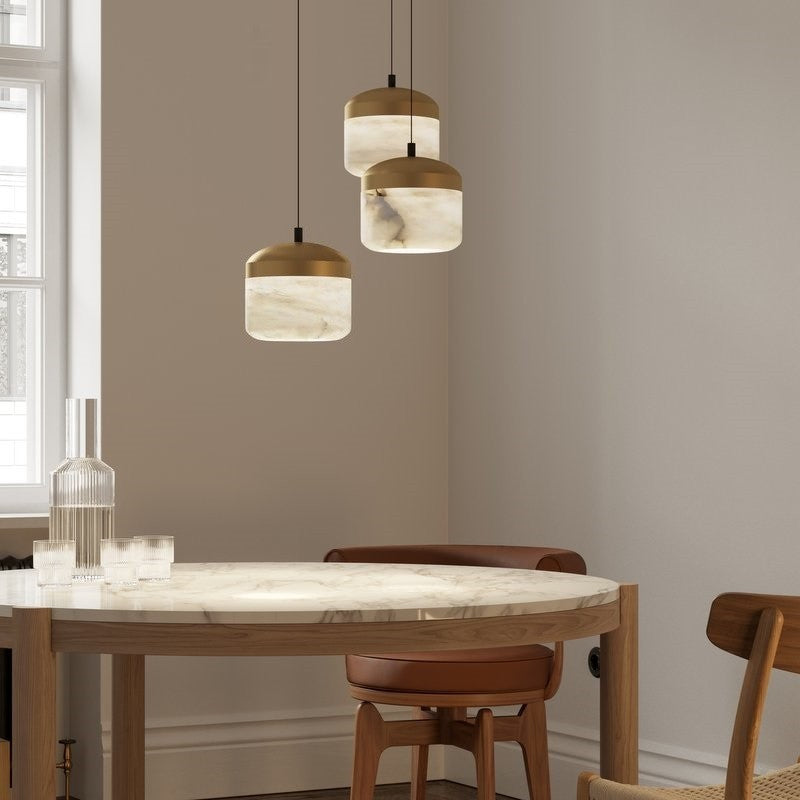 Radiance United Alabaster Pendant 1 lights 3 lights 6 lights
