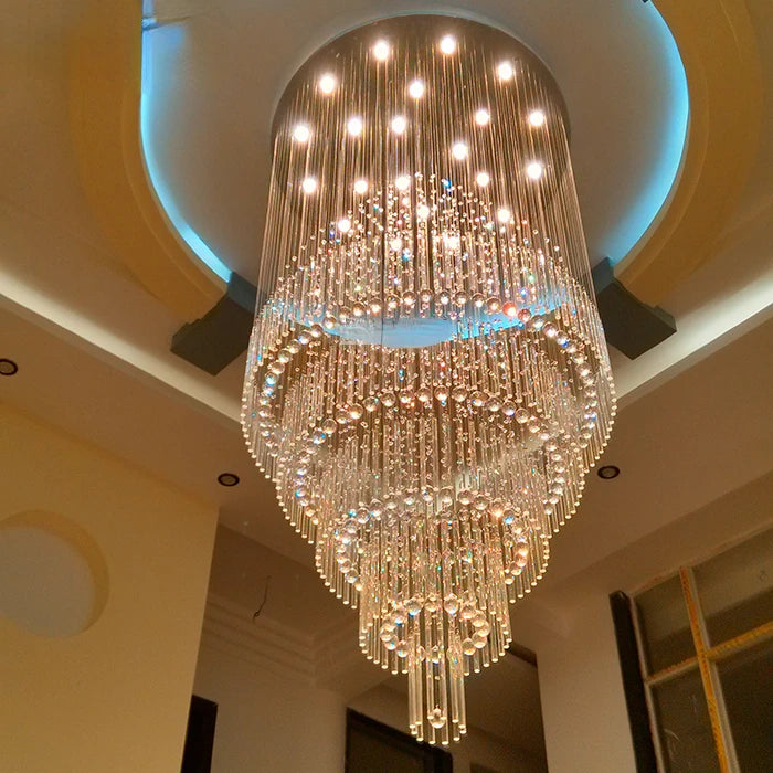 Iris Crystal Chandelier 43.3" 51.1" 59" 98.4''H