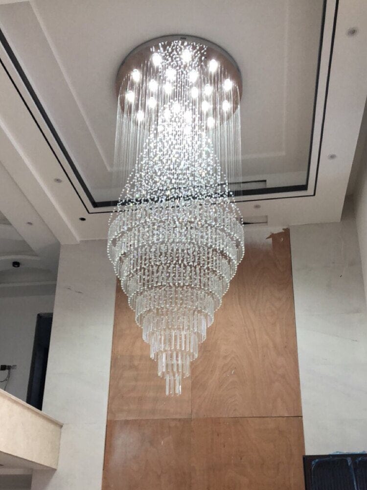 Albert Crystal Foyer & Staircase Chandelier 23" 31" 39" 47" D