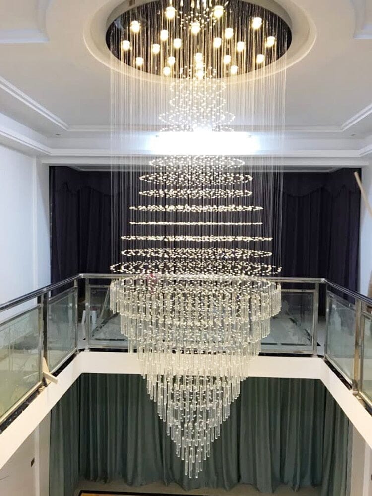 Albert Crystal Foyer & Staircase Chandelier 23" 31" 39" 47" D