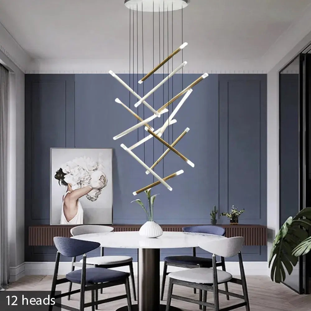 Nano Foyer & Staircase Tube Chandelier