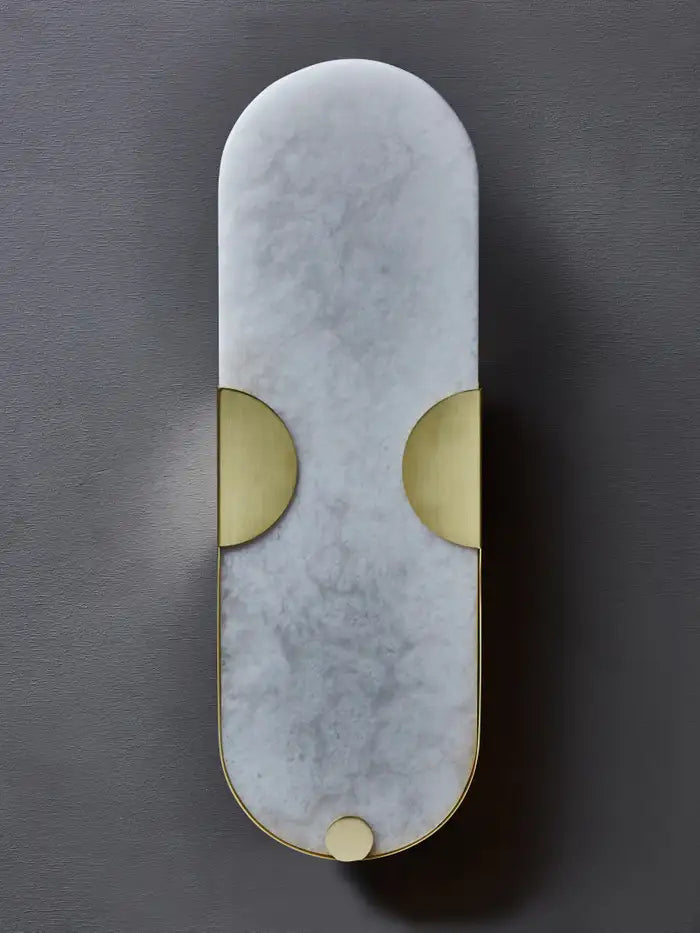 Jon Alabaster Sconces 19''H