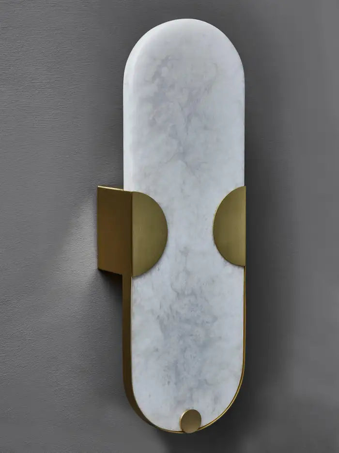 Jon Alabaster Sconces 19''H