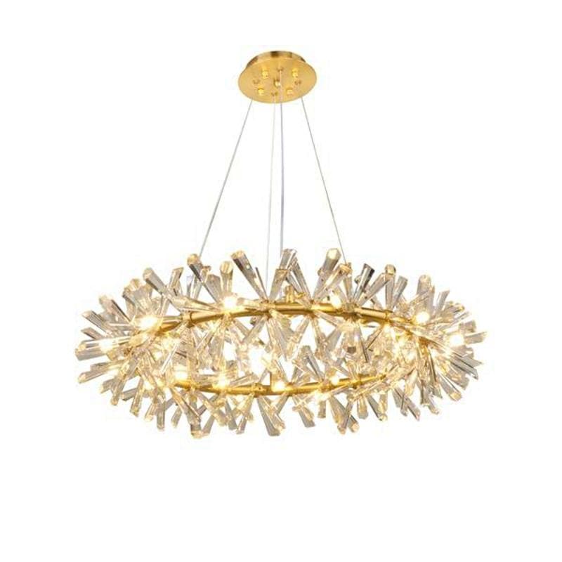 Modern Stylish Ring Crystal Chandelier 24" 32" 40"D