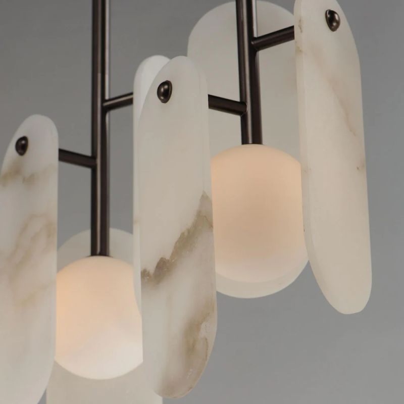 Alabaster Megalith 5-Light Pendant