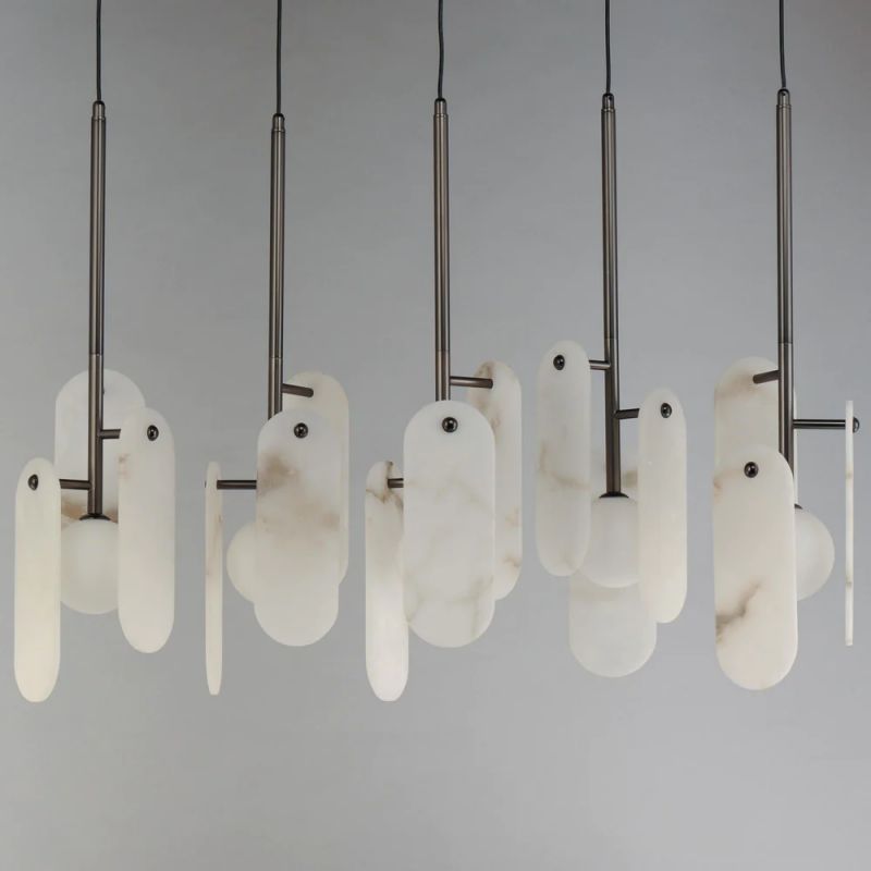 Alabaster Megalith 5-Light Pendant