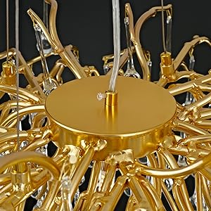 gold pendant light chandeliers for bedroom