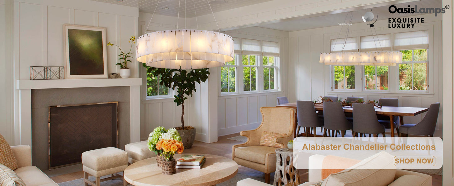 Sawyer Alabaster Rectangle Chandelier 40" 54"L#Color_Brass