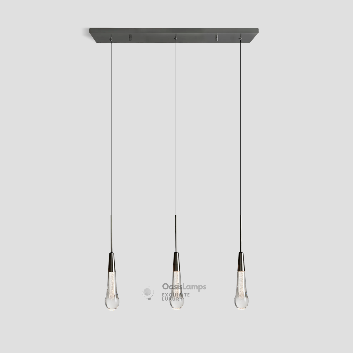 Soltaire Linear Chandelier 22'' 35''W