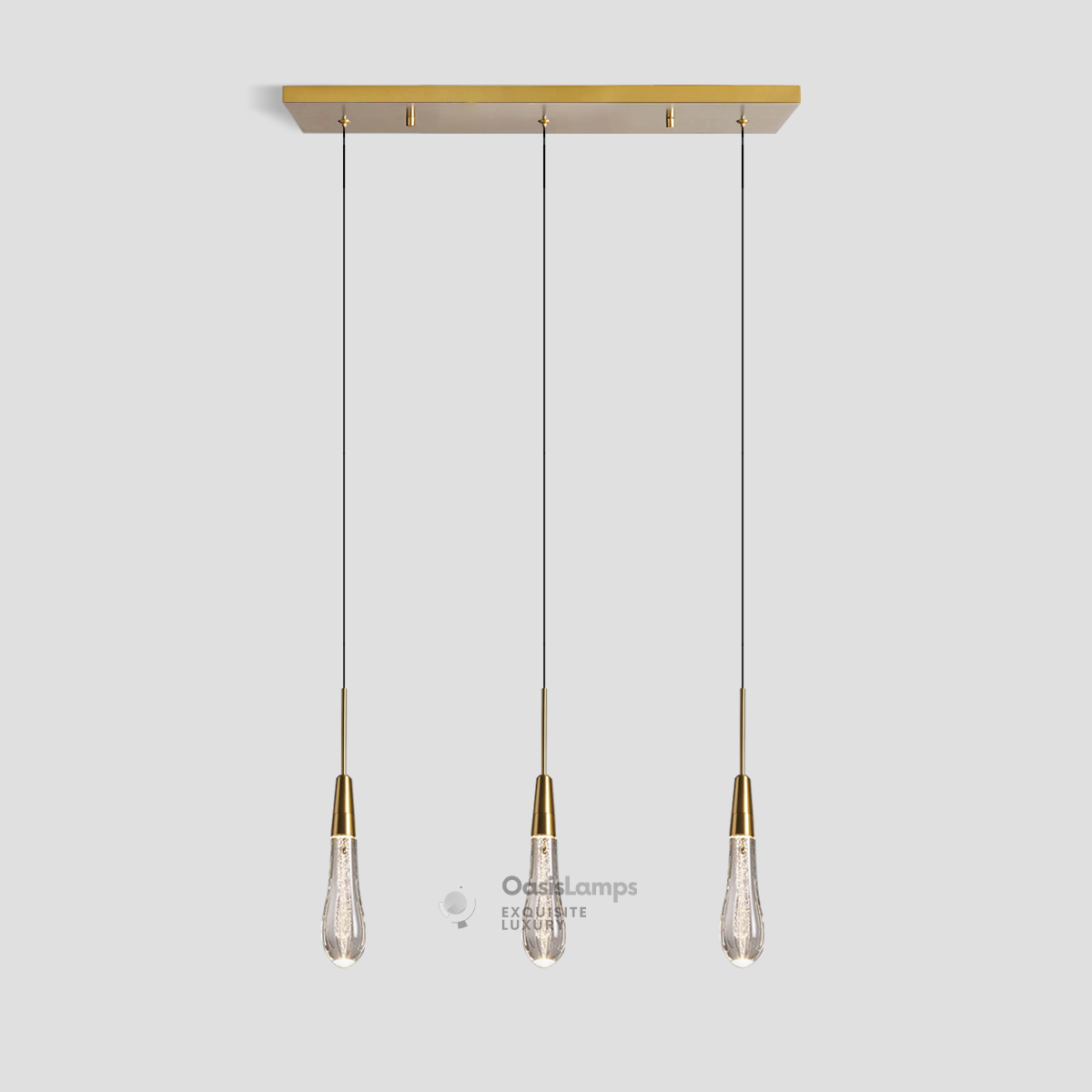Soltaire Linear Chandelier 22'' 35''W