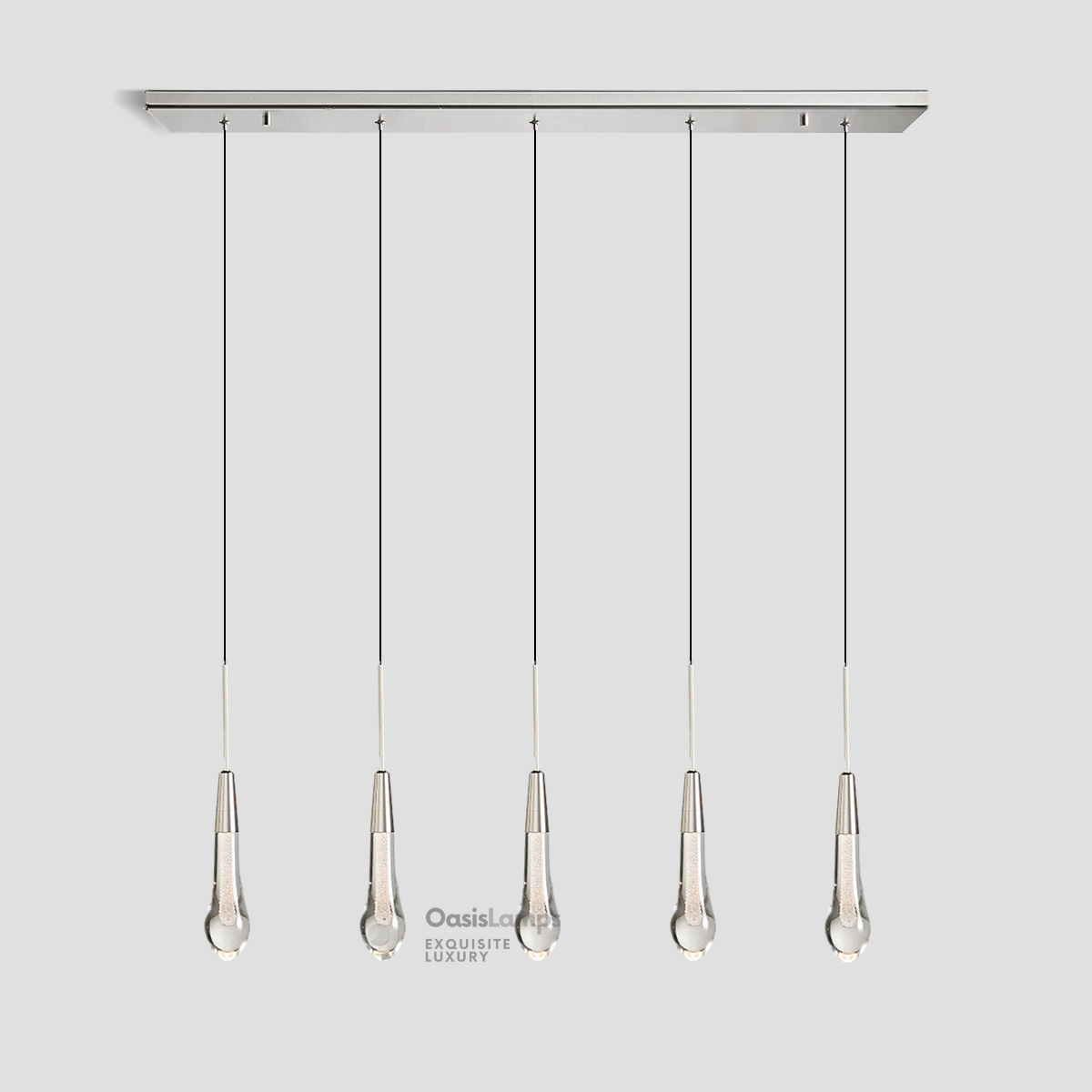Soltaire Linear Chandelier 22'' 35''W