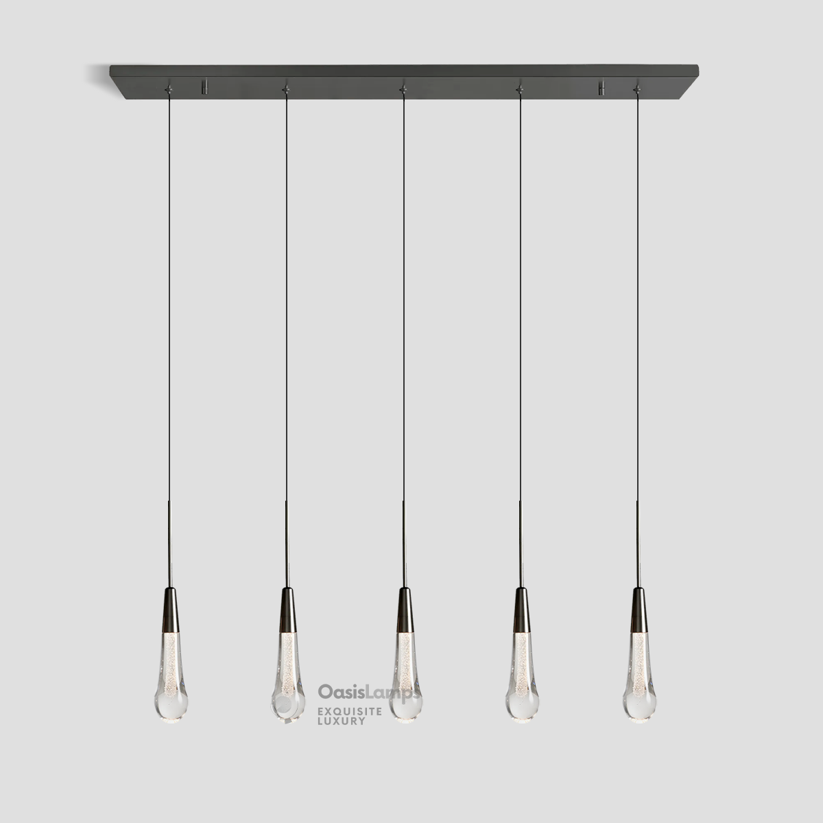 Soltaire Linear Chandelier 22'' 35''W