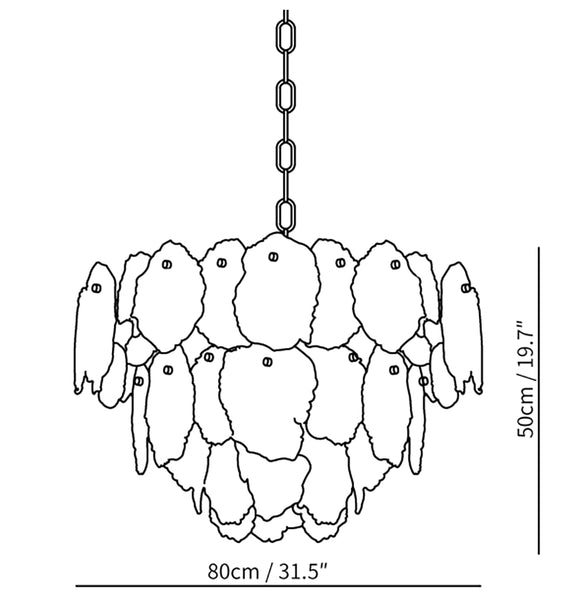 Luxury Alabaster Chandelier