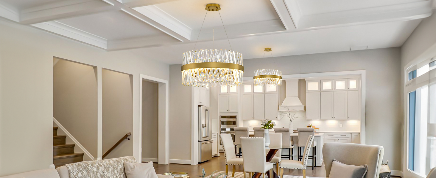 24 inch crystal chandelier