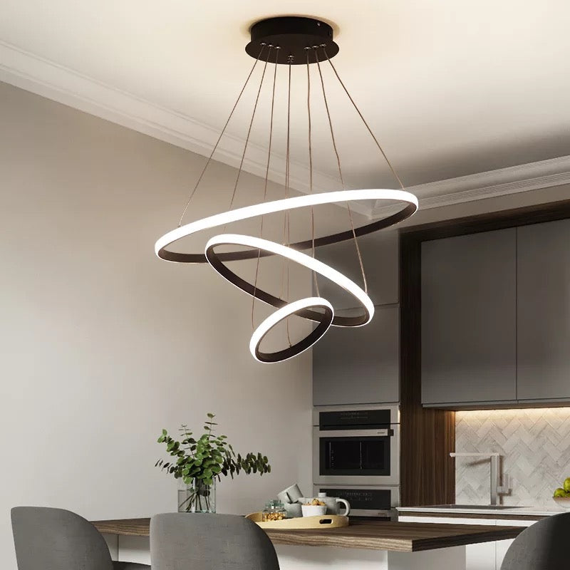 Savanna 3-Ring Chandelier