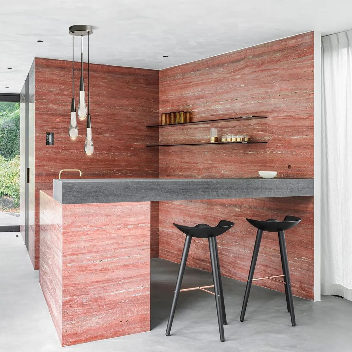 Elara Solitaires Round Crystal Pendant-3 lights 5 lights 7 lights#color_bronze,size_3 lights