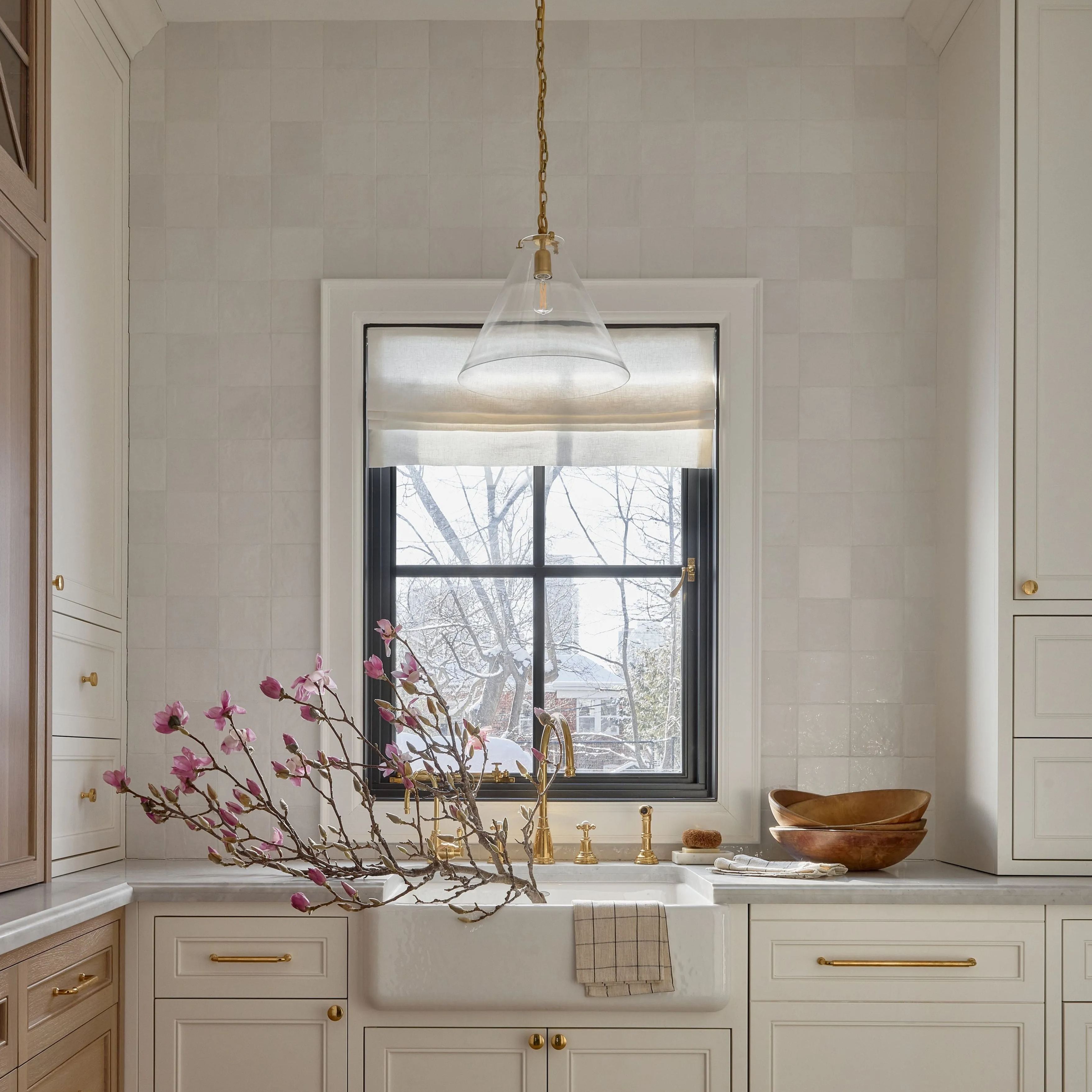 Katie Conical Pendant 15''W