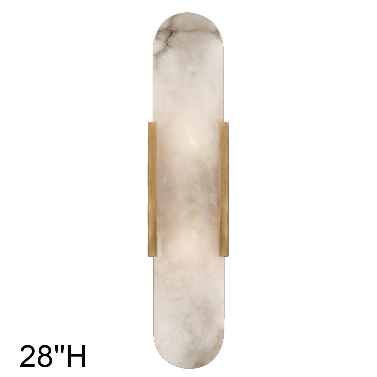 Theseus Alabaster Linear Sconce 10‘’ 20'' 28''H