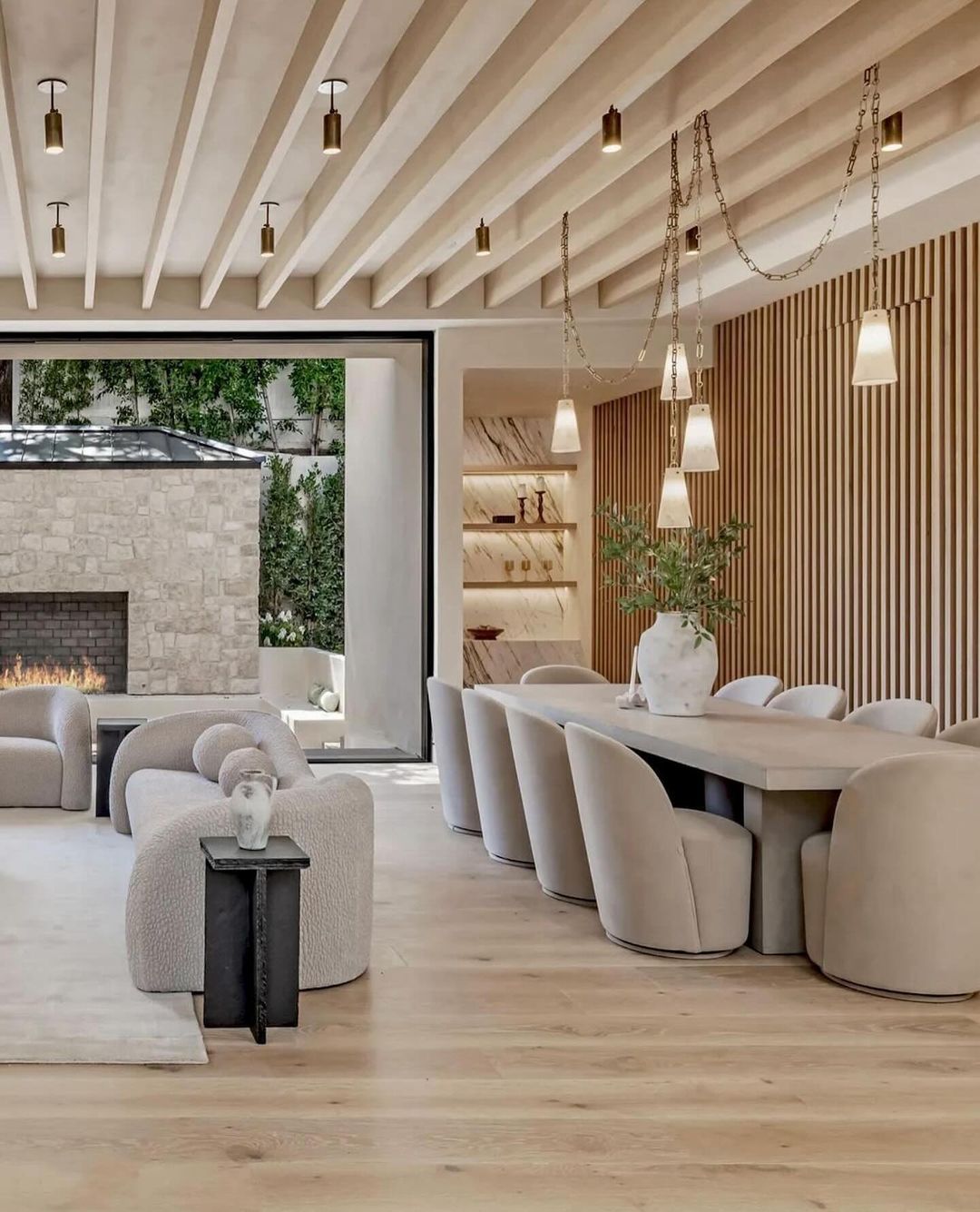 Theseus Alabaster Marble Modern 5-Light Pendant