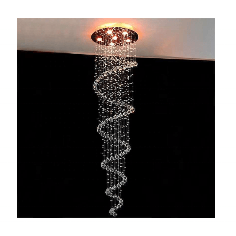 Addle Crystal Chandelier 19"D