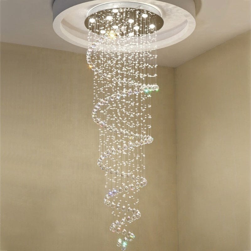 Addle Crystal Chandelier 19"D