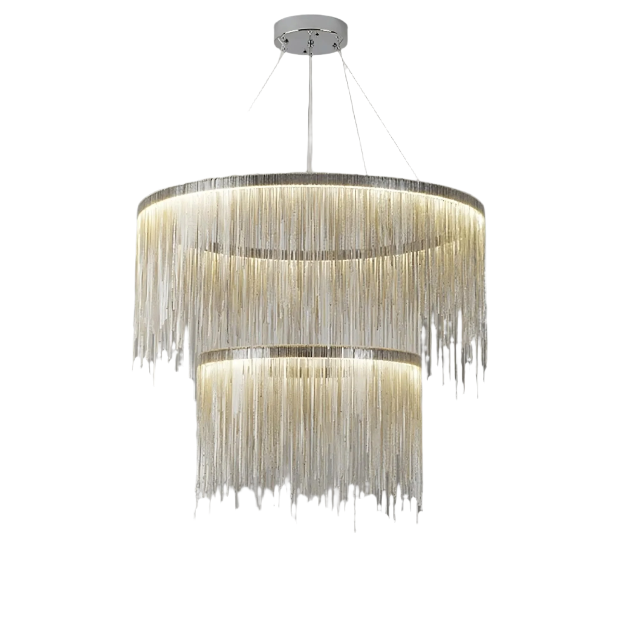Teresa Cadena Steel Tassel Modern Chandelier