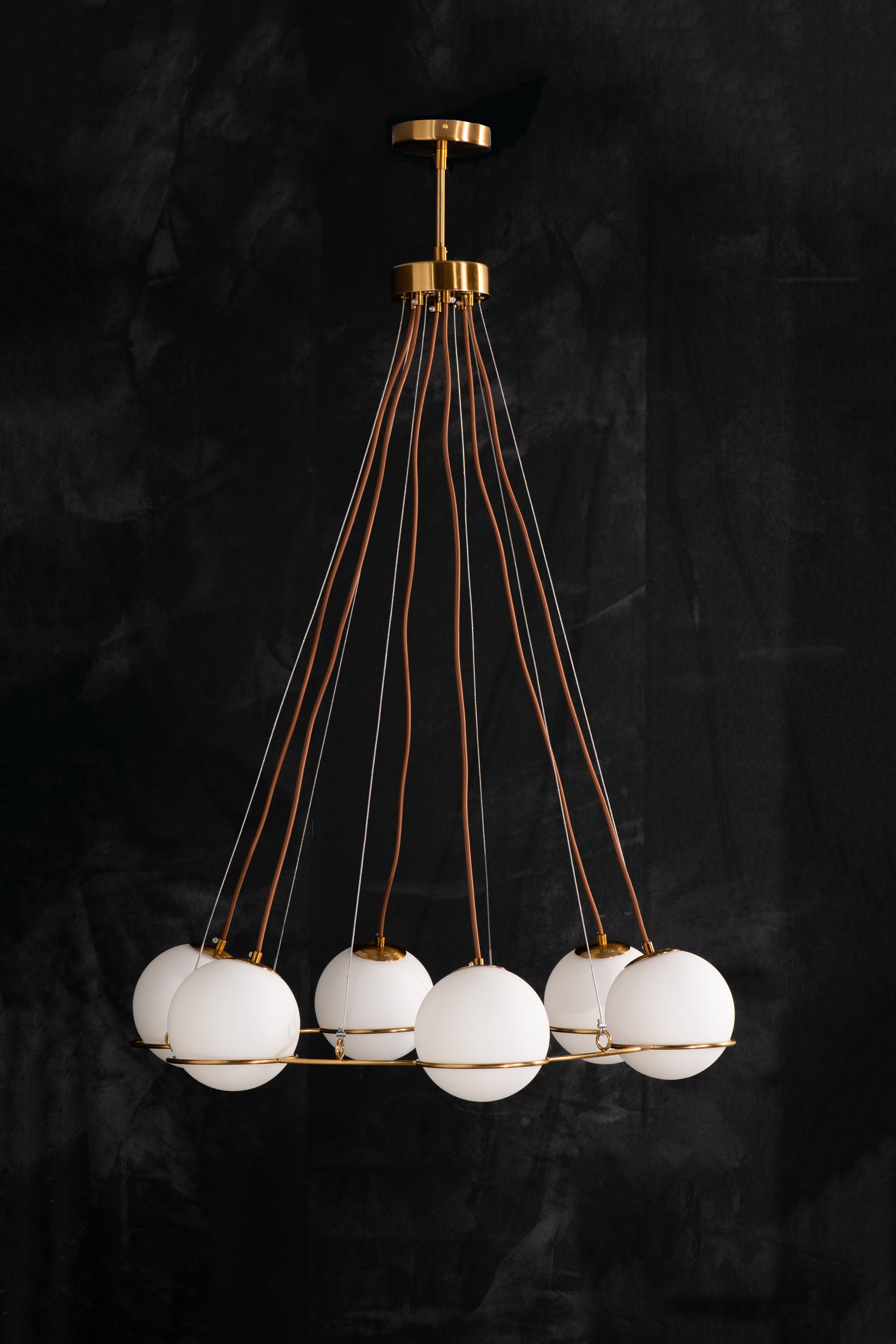 Loren Clear Rope Glass Chandelier