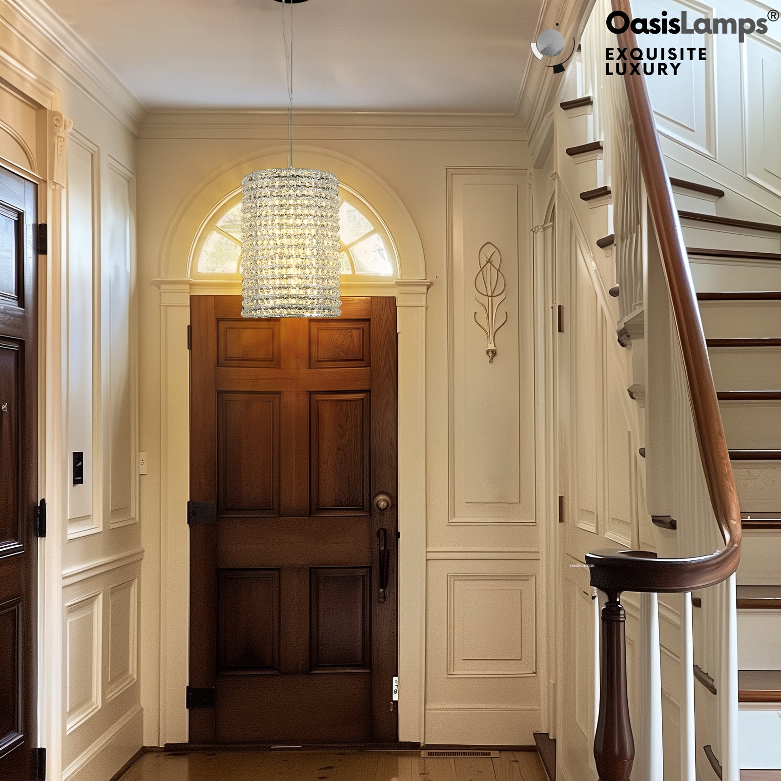 Stellar Beads Pendant Lights Smoke Clear 12"#Color_clear