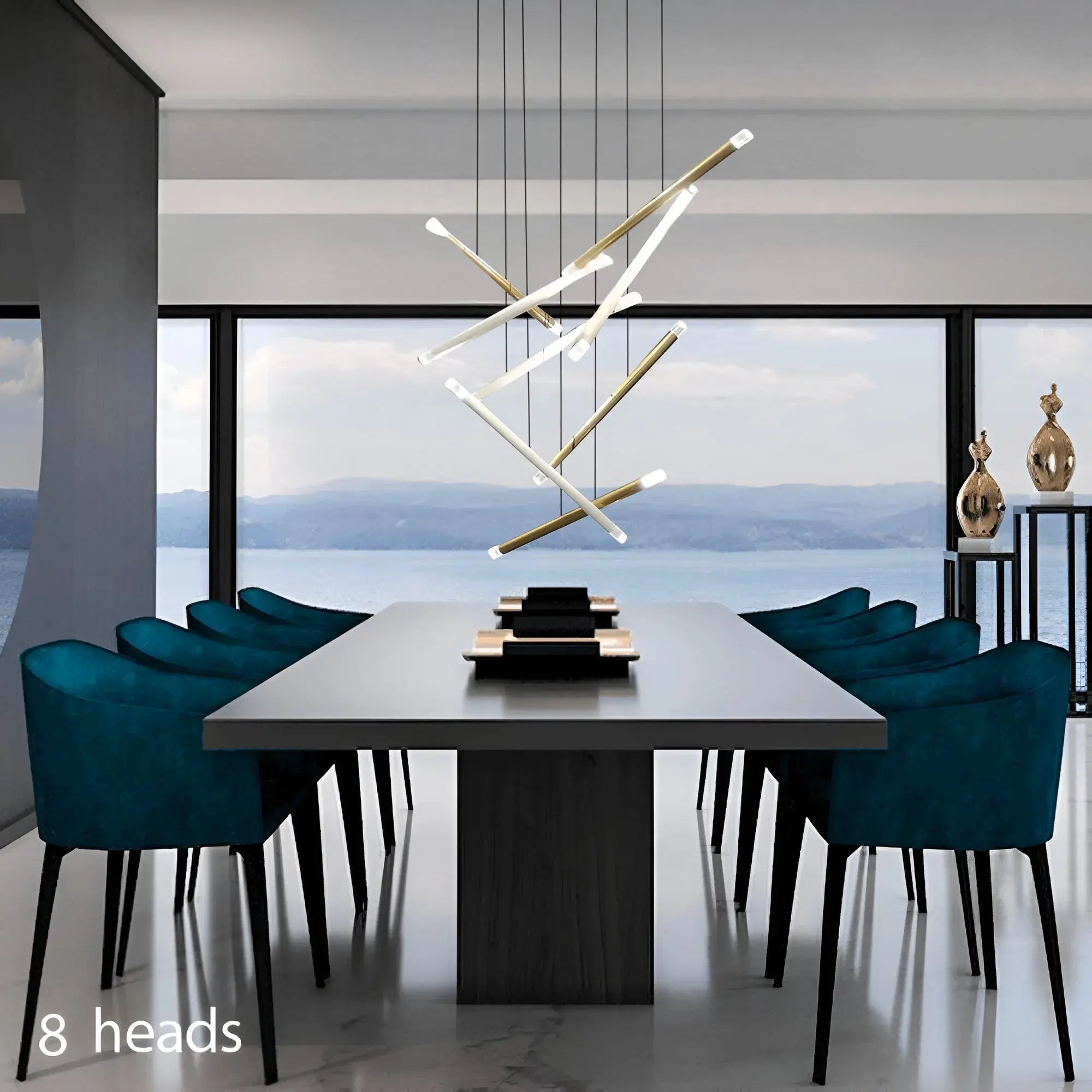 Nano Foyer & Staircase Tube Chandelier