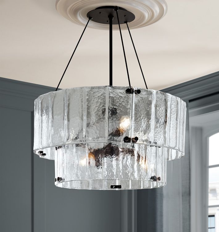 Willamette 32" Double Tier Crystal Chandelier