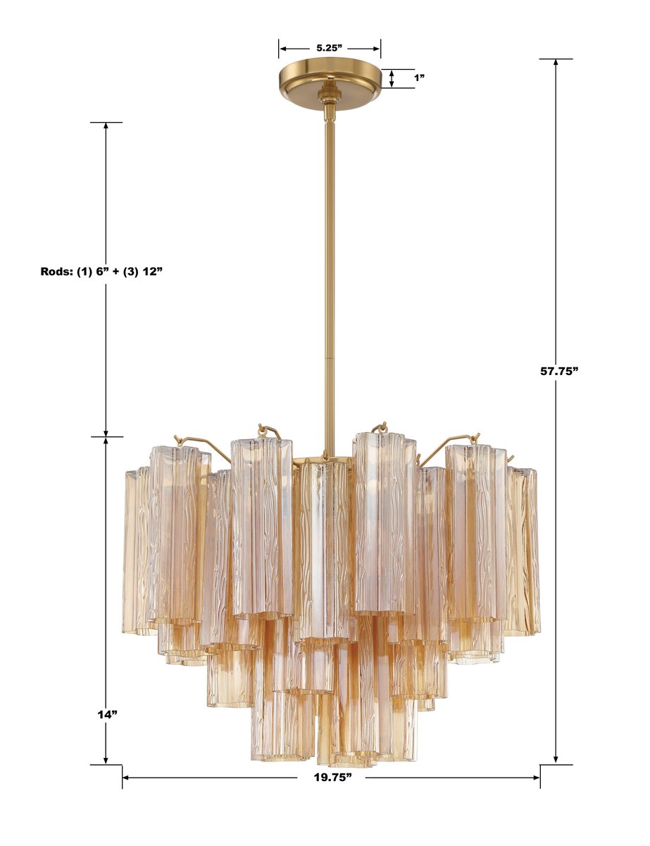 Ddis Chandelier 17.8" 19.8" 22" 26.8" 32''DAddis Chandelier 17.8" 19.8" 22" 26.8" 32''D