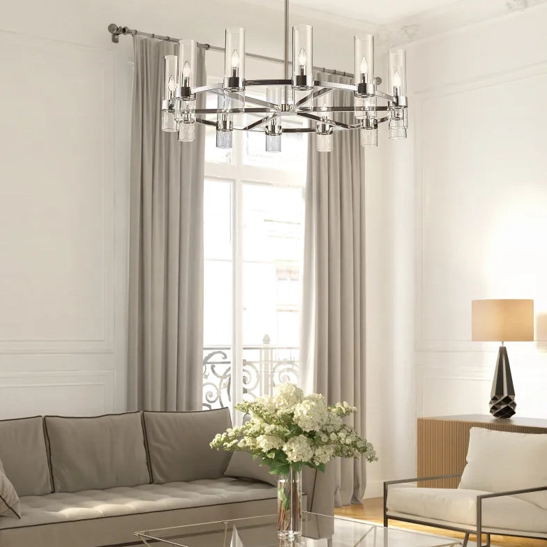 Brio Round Chandelier 26'' 32'' 44''D