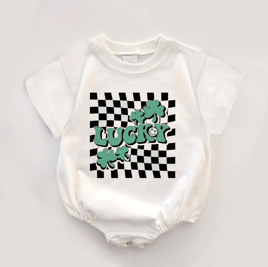 Baby St Patrick's Day Lucky  Romper