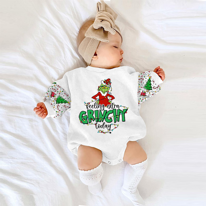 Baby Grinch Christmas Romper