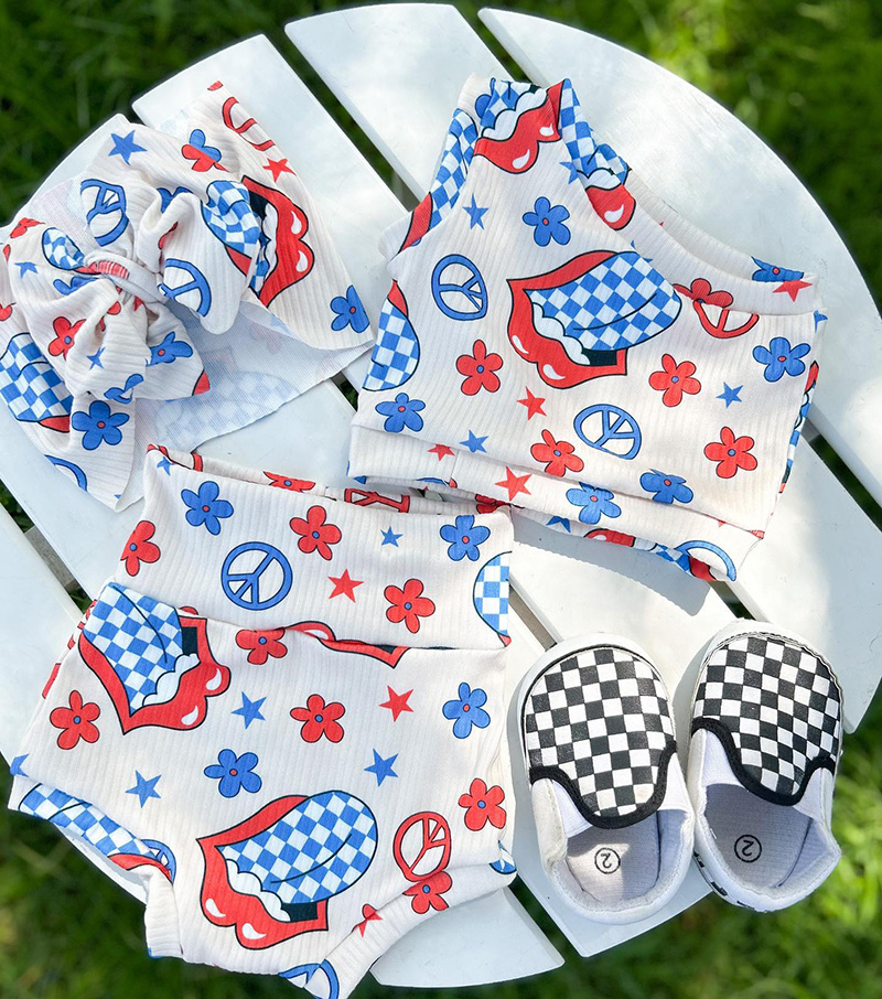 3 Piece Baby Independence Day Set