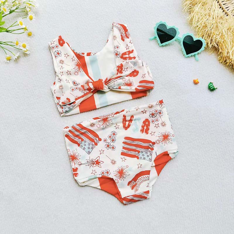 Baby Print Swimsuit Set