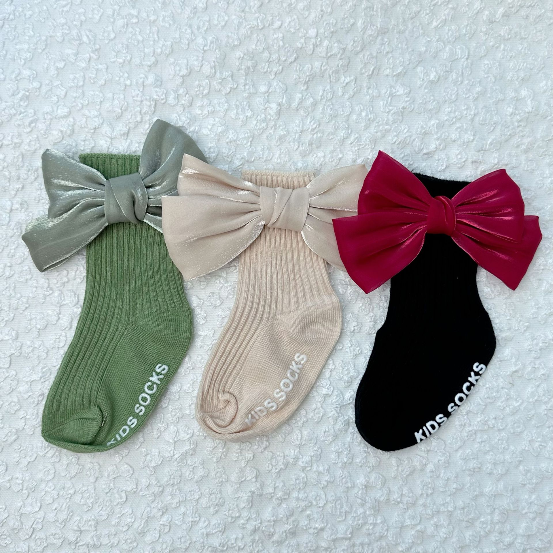 Baby Bow Mid-tube Socks