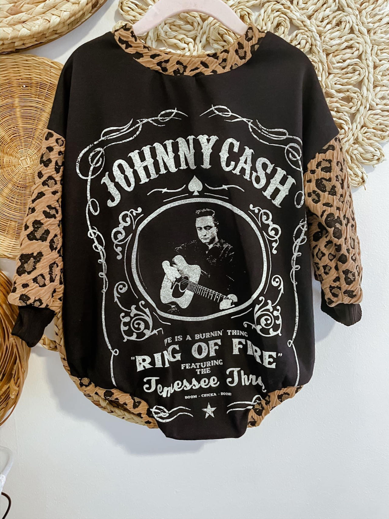 2-Piece Baby Johnny Cash Romper