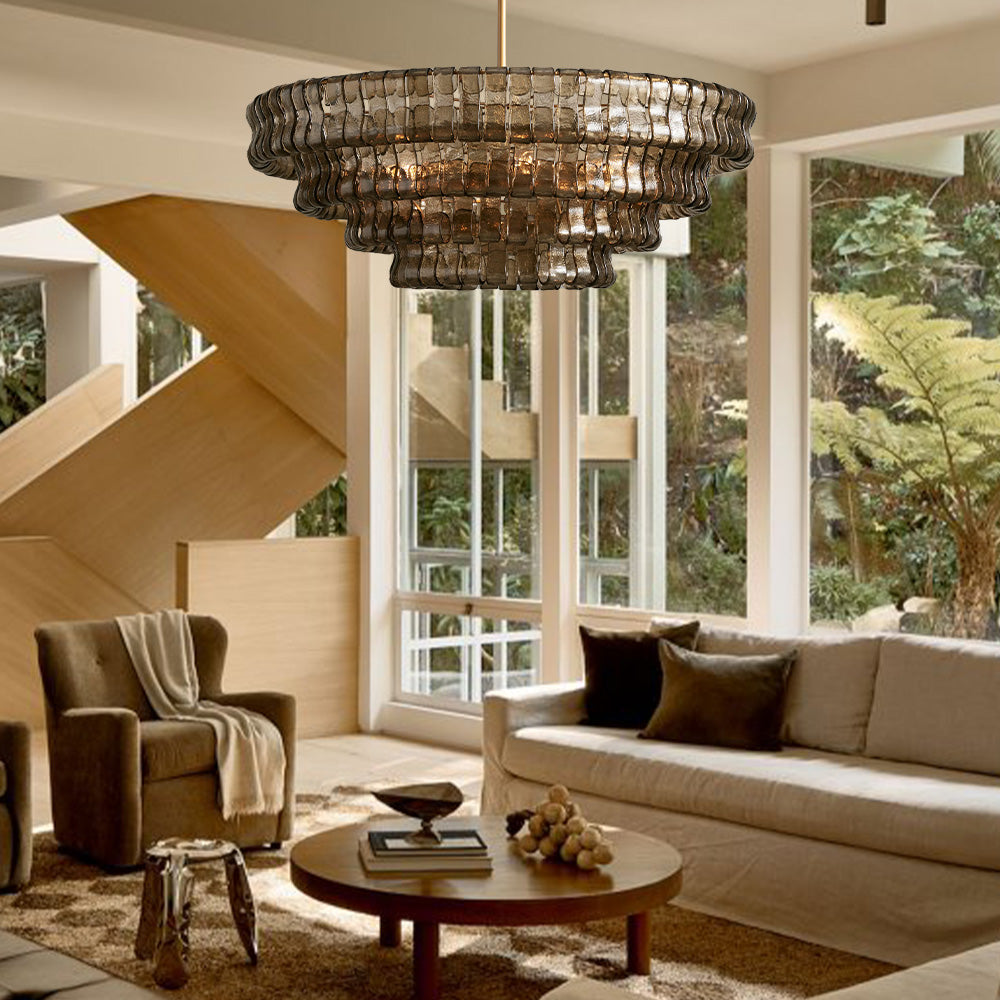 Ghiaccio 36" Round Chandelier
