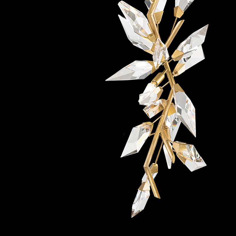 21026P  41" Crystal Pendant Light