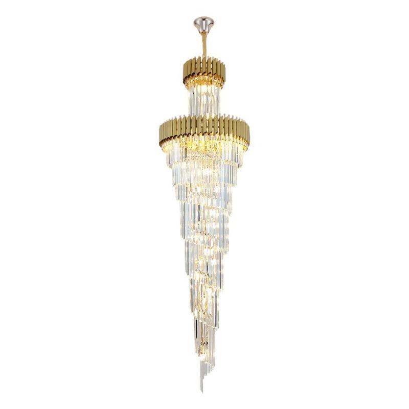 Cyrus Multiple Tier Crystal Chandelier For Staircase, Hallway