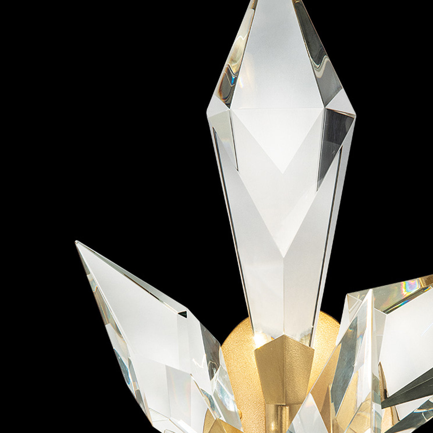 21026W1 18" Crystal Wall Lamp