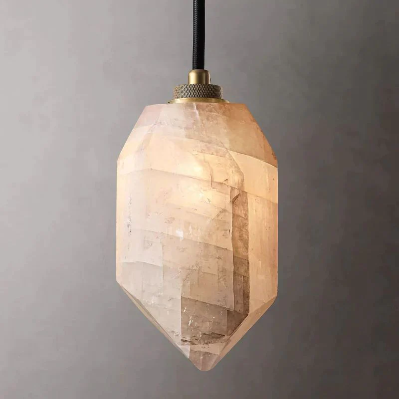 Haro Translucent Modern Calcite Pendant Light