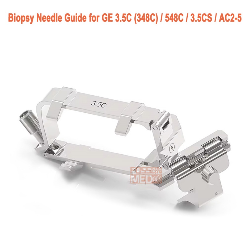 Reusable Stainless Steel Biopsy Needle Guide for GE 3.5C 348C 548C 3.5CS AC2-5 Ultrasound Probe