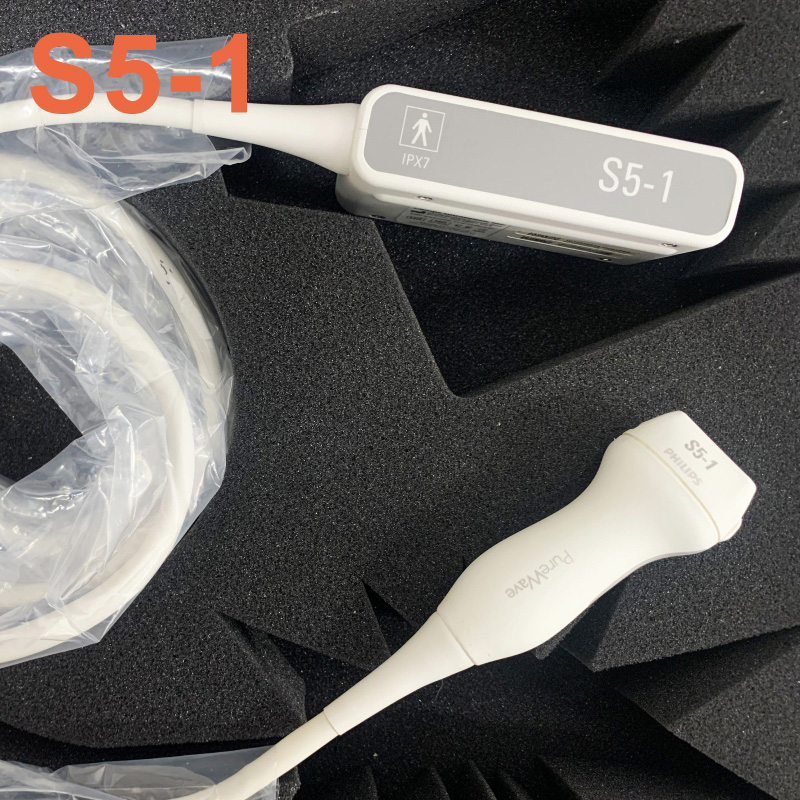 Original Used Philips S5-1 Cardiac Phased Array Ultrasound Transducer Probe for Affiniti 70 Affiniti CVx EPIQ 5 EPIQ 7C CX50 EPIQ 7