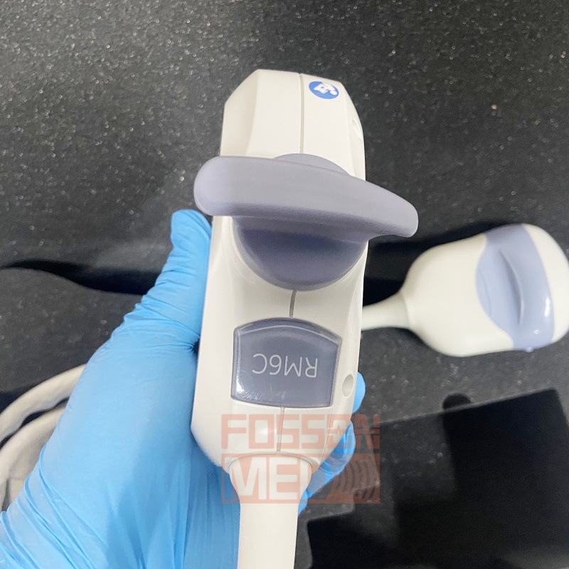 Original Used GE RM6C 4D Volumetric Convex Array Ultrasound Transducer Probe for Voluson E8.Voluson E10