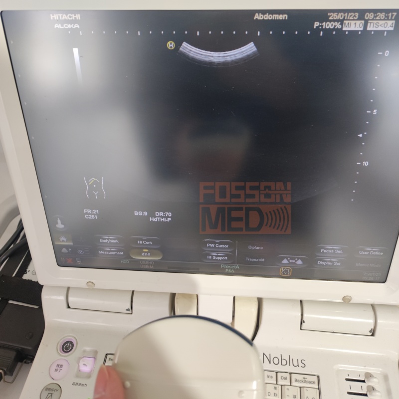 Original Used Fujifilm Hitachi Aloka C251 Convex Array Ultrasound Probe Transducer for Arietta 60 Arietta 70 Arietta 850 Nolus Lisendo 880